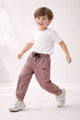 Turbo Aura Casual Jogger Trousers kids For Boys In Dark Pink