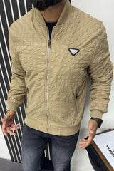 Pattern Embossed Men's Imported Light Weight Jacket