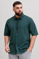 Turbo Distinct Striped Design Big & Tall Men's Casual OverShirt