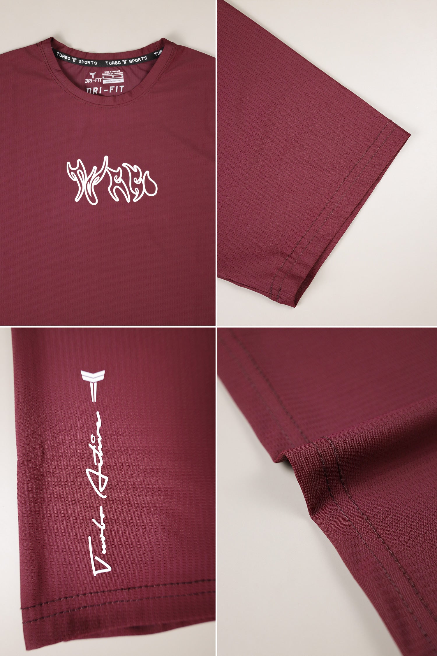 Turbo 'Action-Ready' Graphic Mesh Dry-Fit Tee