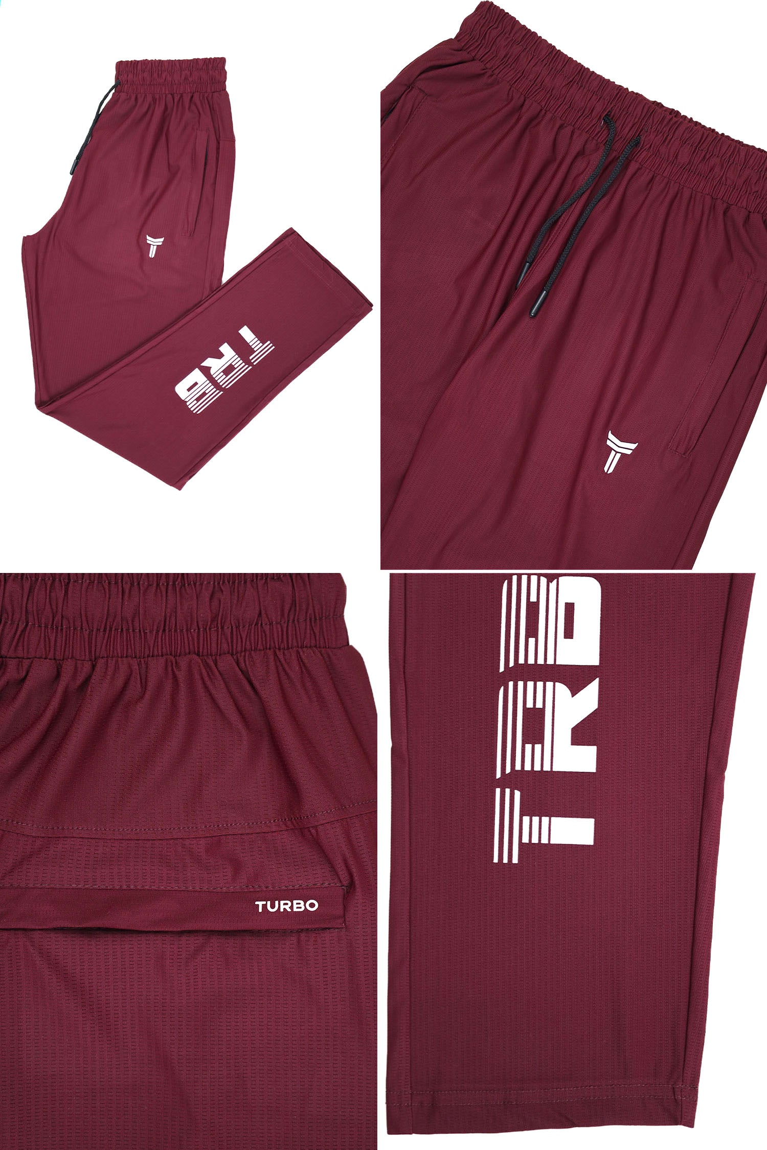 Turbo 'TRB Division' Sportswear Mesh Dry-fit Trouser