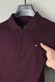 Tmy Essential Zip Style Polo Shirt