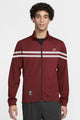 Nke Track Top "Pitch" Men Zipper Upper In Maroon