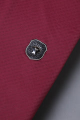 Turbo Royal Luxury Stitchless Men's Polo Shirt In Maroon