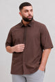 Turbo Distinct Striped Design Big & Tall Men's Casual OverShirt