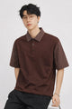 Turbo  Striped Collared Men's Polo T-Shirt