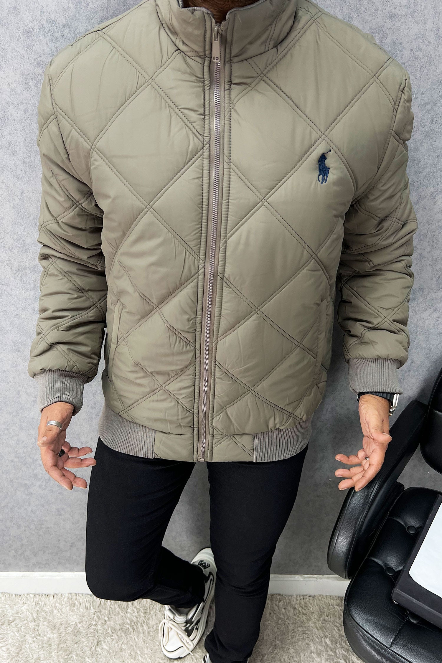 Rph Lren Polo Diamond Cut Stitch Imported Puffer Jacket