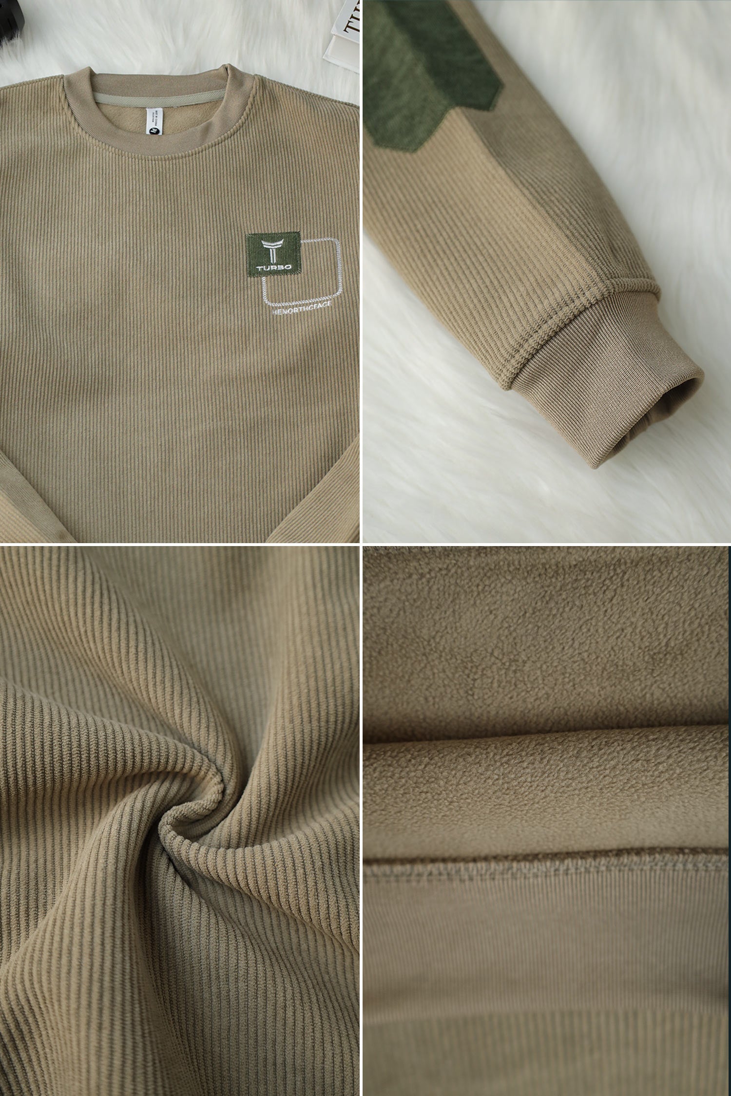 Turbo KnitWear Round Neck Men's Sweatshirt