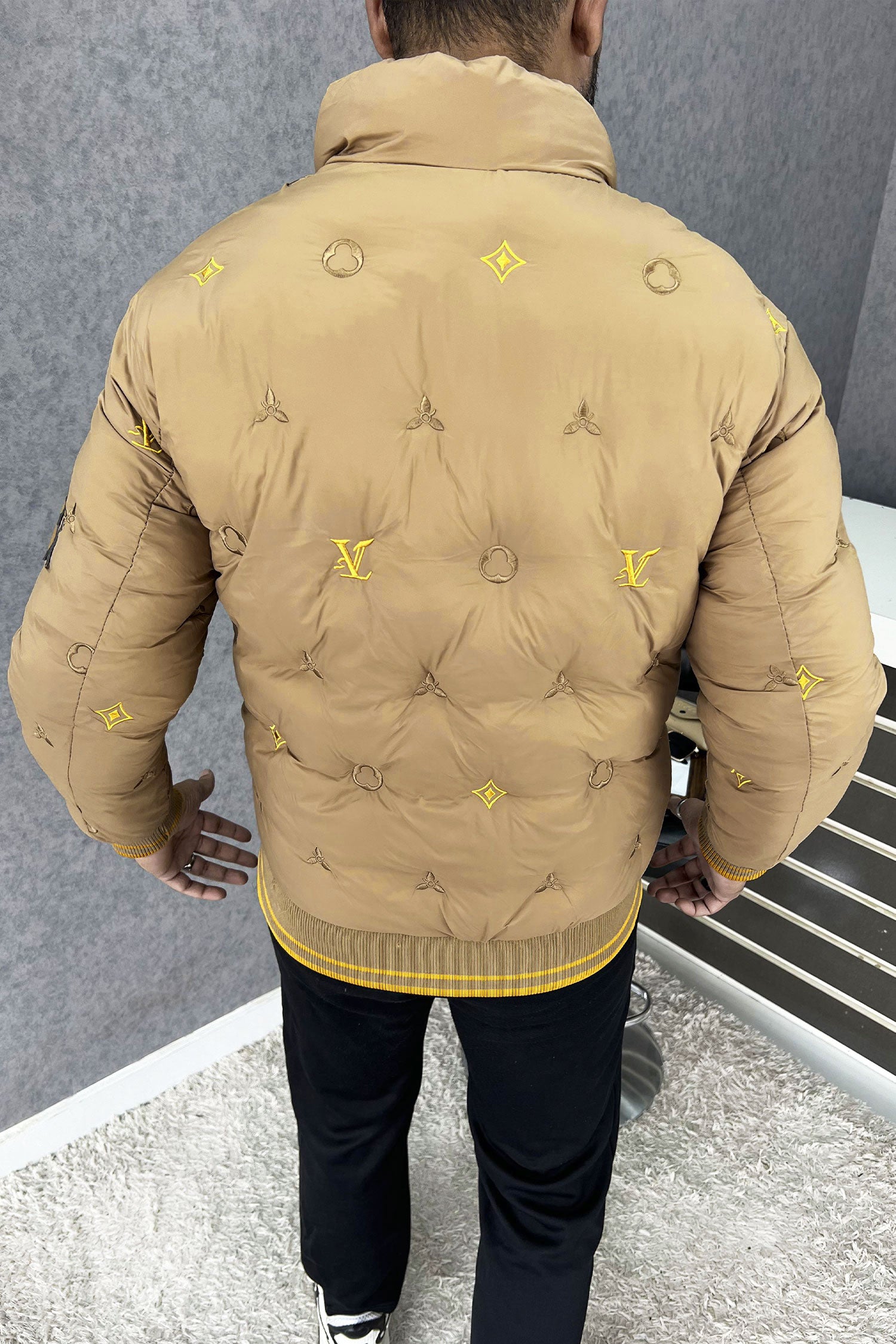 Luis Vten Embossed Branding Imported Puffer Jacket