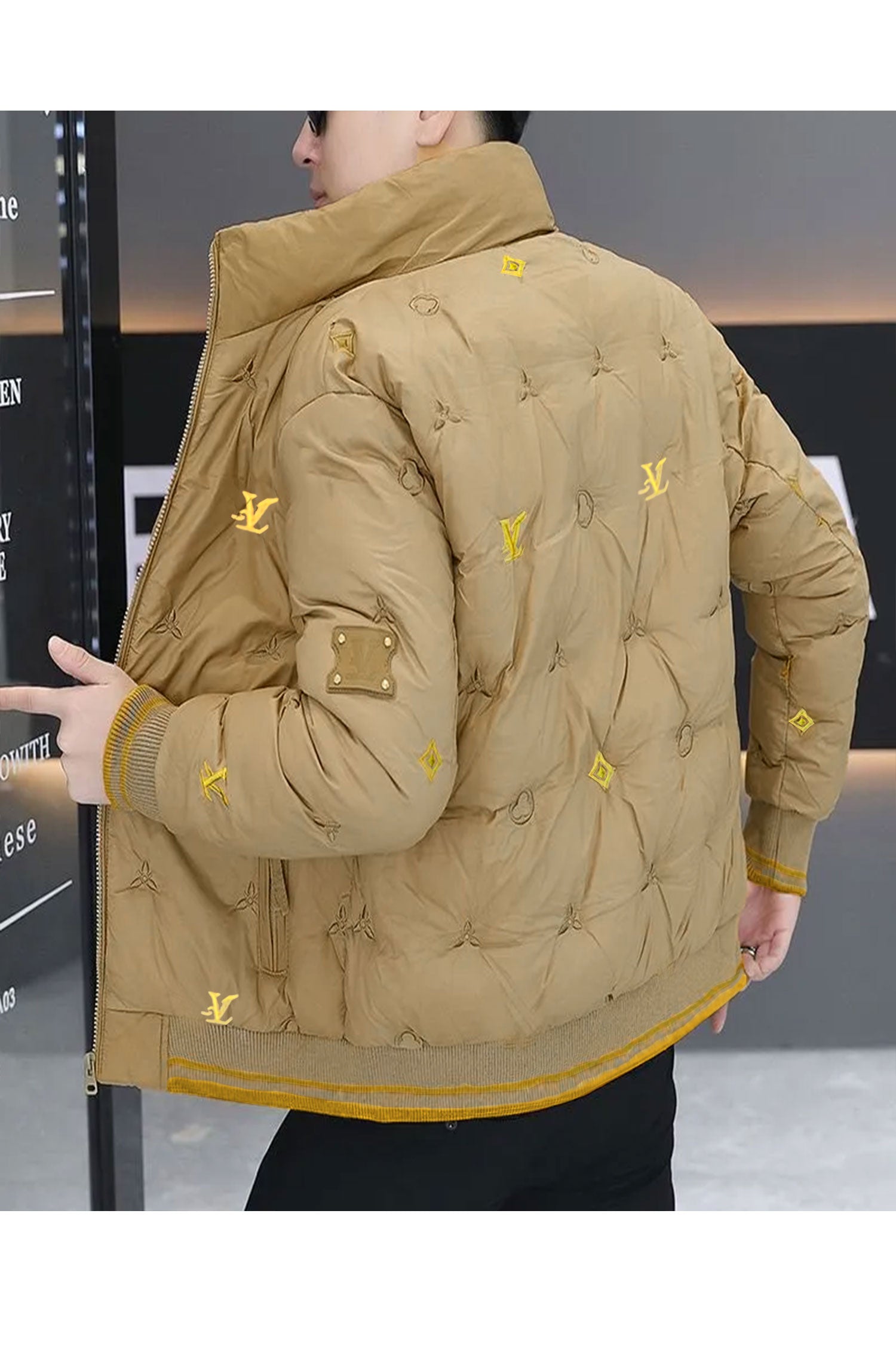 Luis Vten Embossed Branding Imported Puffer Jacket