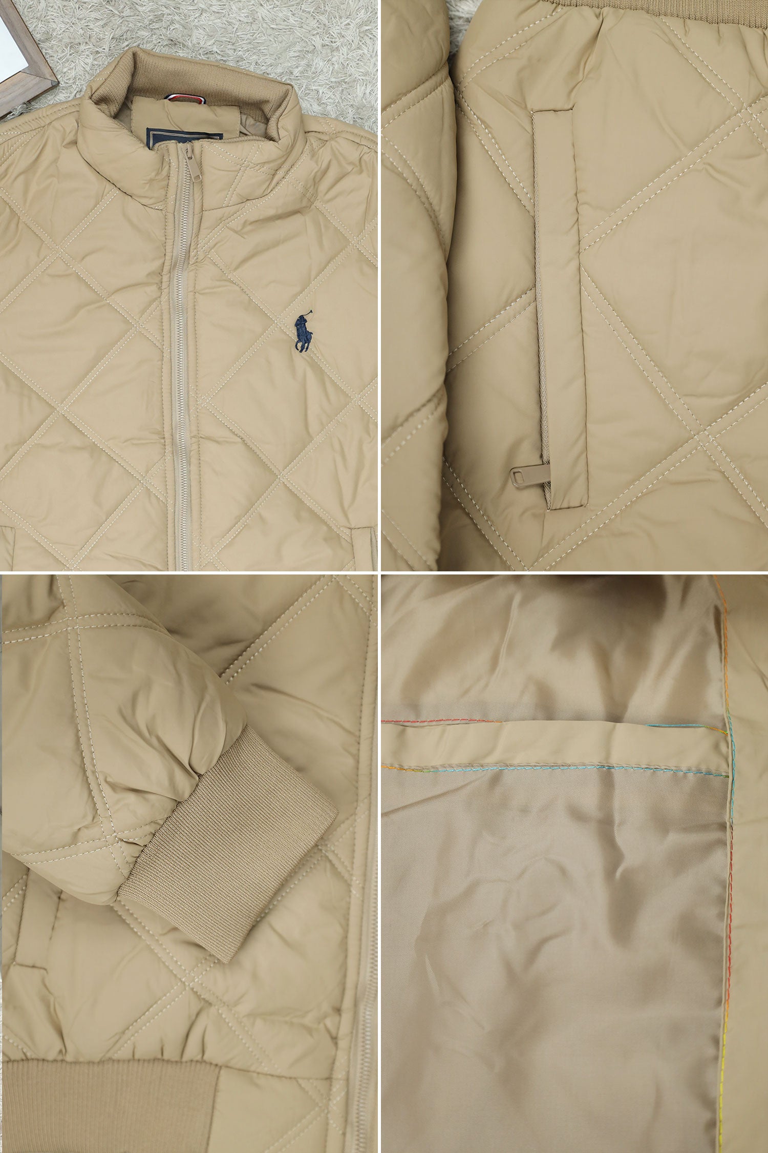 Rph Lren Polo Diamond Cut Stitch Imported Puffer Jacket