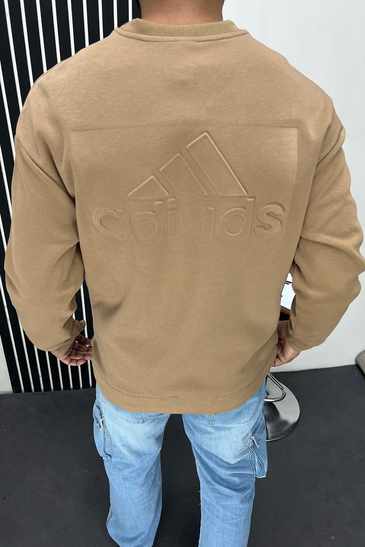 Adds Plain Full Sleeves Men's Sweatshirt