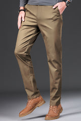 Fashion Trend Slim Fit Premium Cotton Pant In Dark Skin