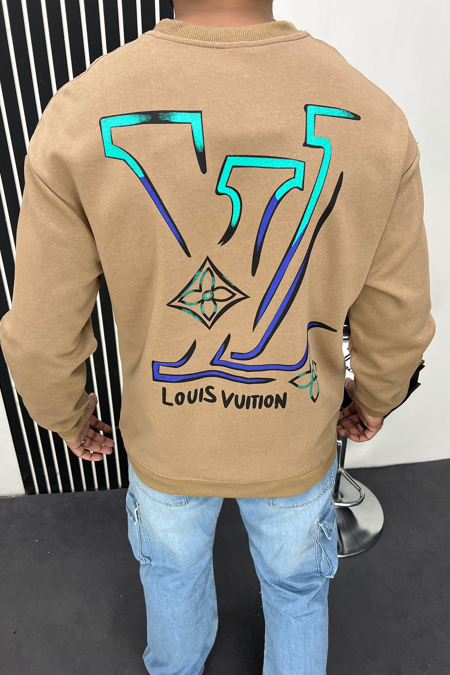 Luis Vten Designer Typography Full Sleeves Men's Sweatshirt