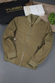 Regular Fit Club Imported Light Weight Jacket In Dark Skin