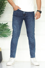 Turbo Refined Edge Ankle-Fit Jeans In Dirty Blue