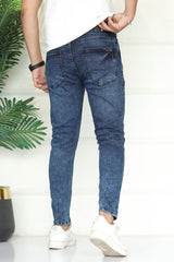 Turbo Refined Edge Ankle-Fit Jeans In Dirty Blue