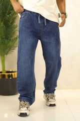 Loose Fit Turbo Jeans in Dirty Blue