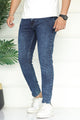 Turbo Refined Edge Ankle-Fit Jeans In Dirty Blue