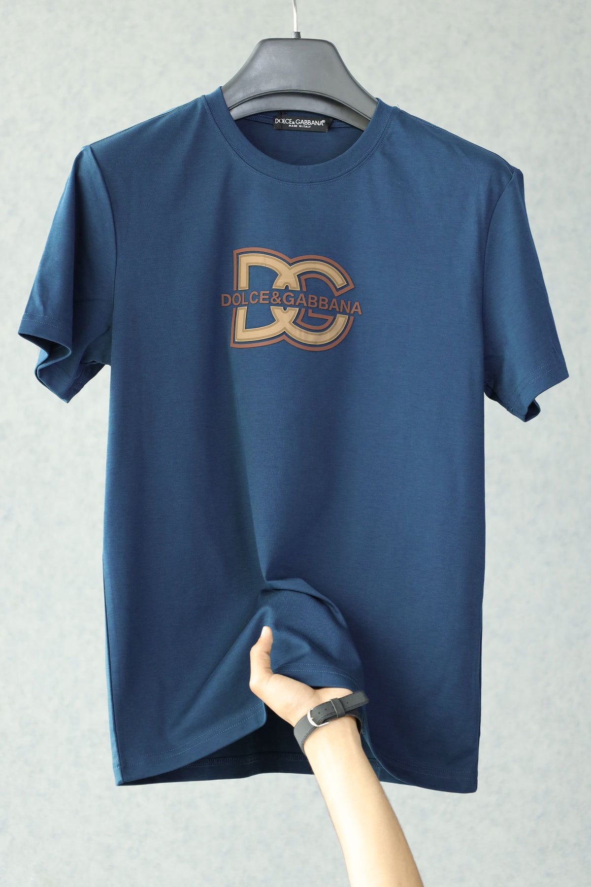 Dlce Gabana Vintage Patch Imported Round Neck T-Shirt