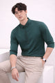 Turbo Distinct Striped Design Casual OverShirt In Dark Zink