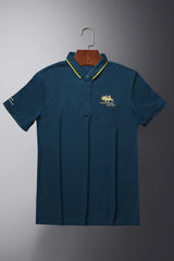 Turbo Premium Polo Club Triple-Pony Men's Polo Shirt