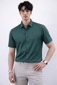Turbo Regular Fit Seamless Silk Casual Shirt In Dark Zink