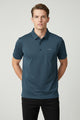 Turbo Embossed Pocket Motif Men's Polo Shirt In Zink