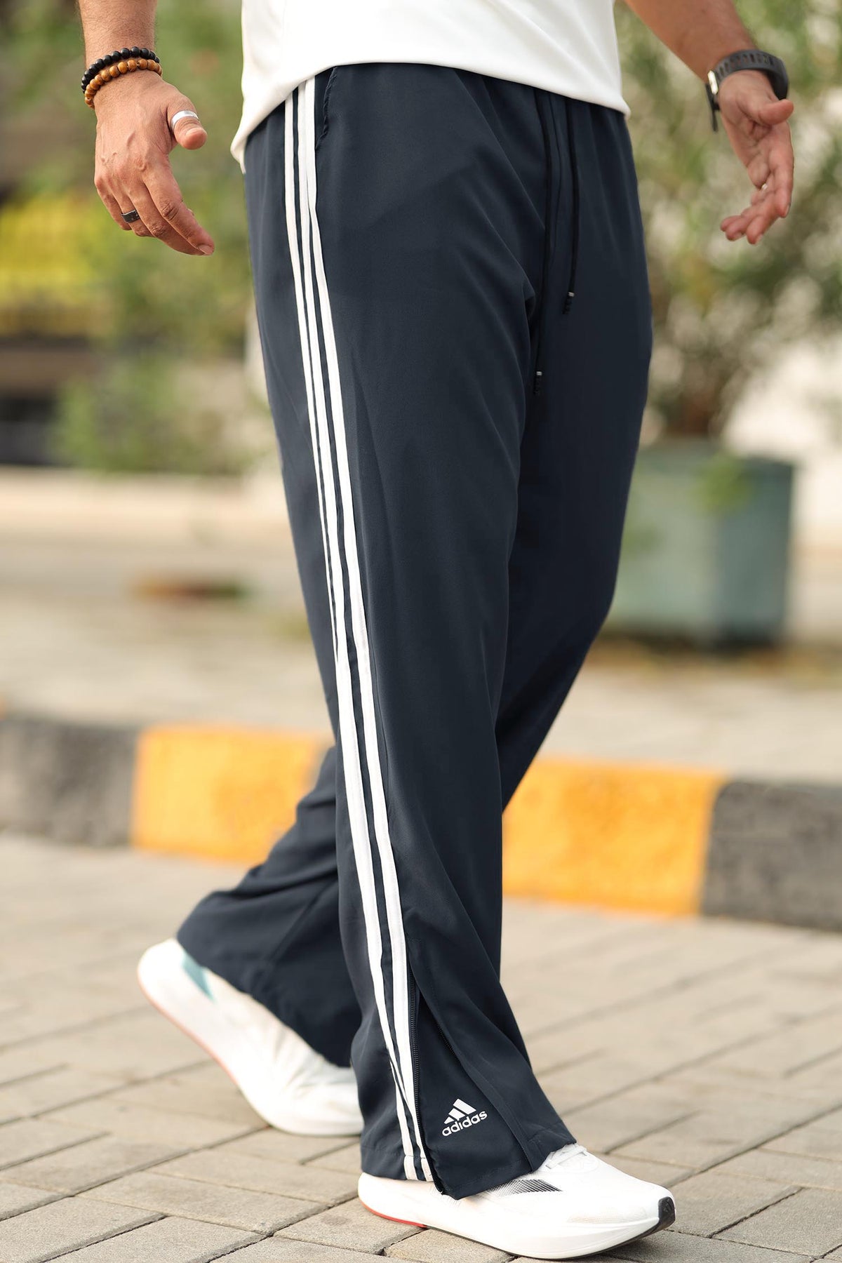 Adds Loose Bottom Zip Style Imported Sportswear Trouser