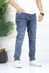 Turbo 'Rogue' Division Slim Fit Jeans In Faded Blue