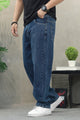 Turbo Classic Denim-Look Slim Fit Jeans In Faded Blue