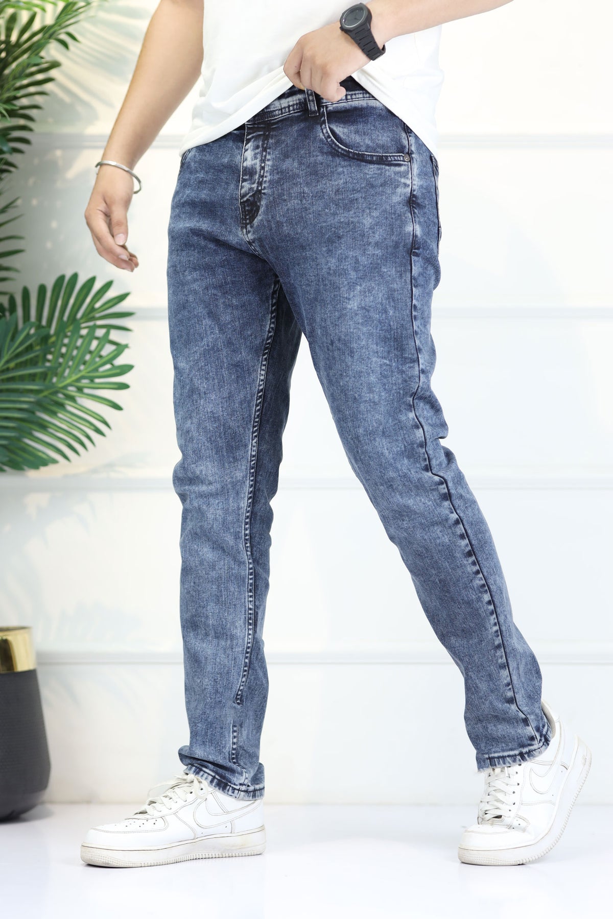 Turbo 'Rogue' Division Slim Fit Jeans In Faded Blue