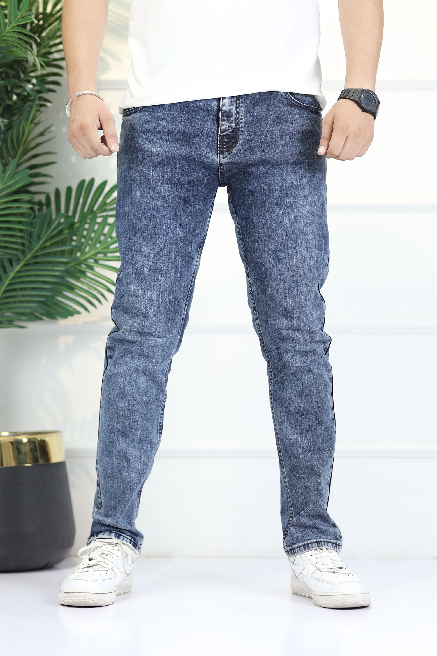 Turbo 'Rogue' Division Slim Fit Jeans In Faded Blue