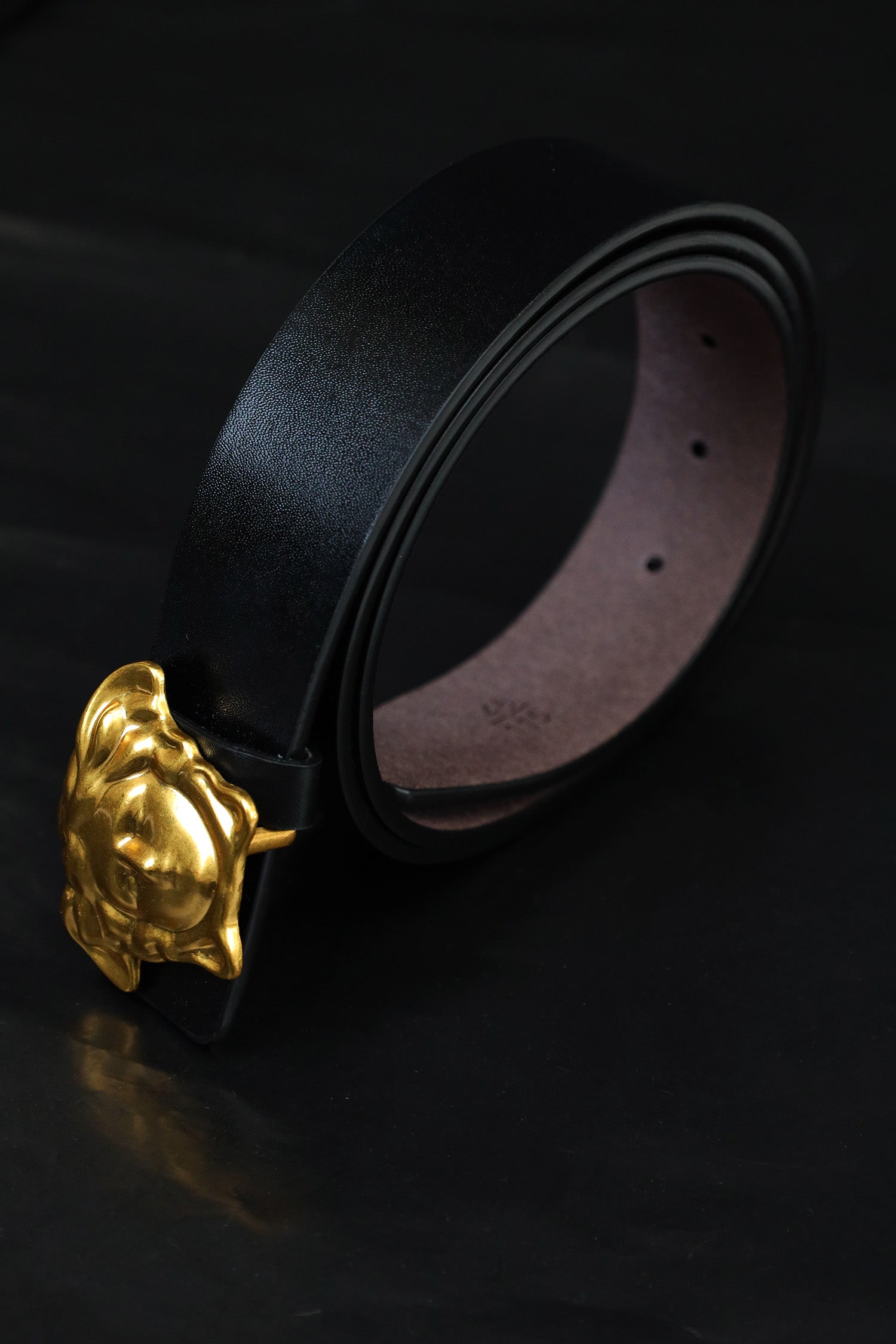 Versce Metal Alloy Automatic Buckle Branded Belt