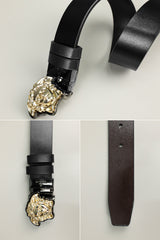 Vrsce Metal Alloy Automatic Buckle Branded Belt