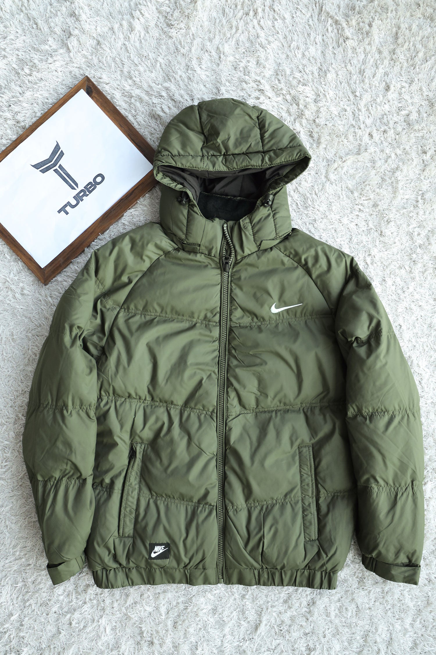 Nke Signature Quilted Padded Imported Puffer Jacket