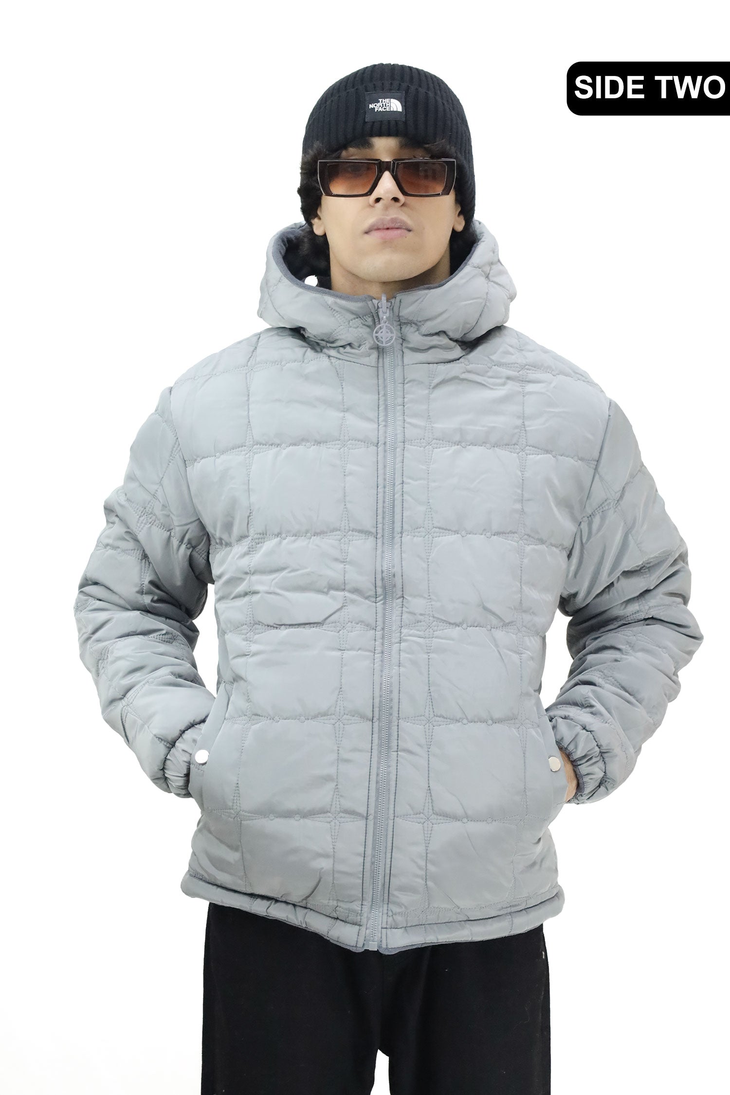 Stone Island Hooded Double Side Imported Puffer Jacket