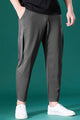 Turbo Sporty Style  Cross Plate Trouser In Dark Gray