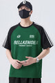 Stripe Style Premier League Round Neck T-shirt In Green