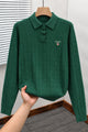 Gnt Cable-Knit Texture Pattern Imported Men's Sweater