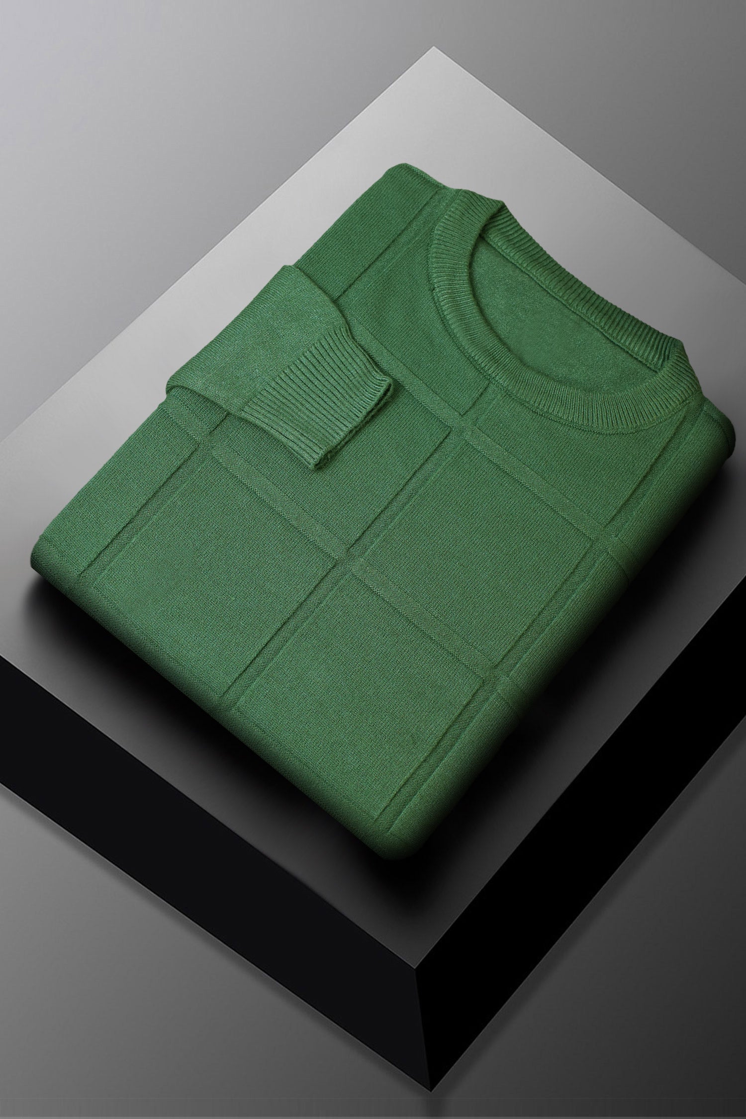 Trionn Korean Crew-Neck Imported Men's Sweater