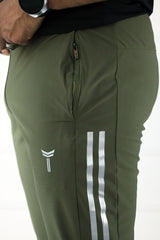 Turbo Born Tough Workout Running Men's Dryfit Trouser In Green