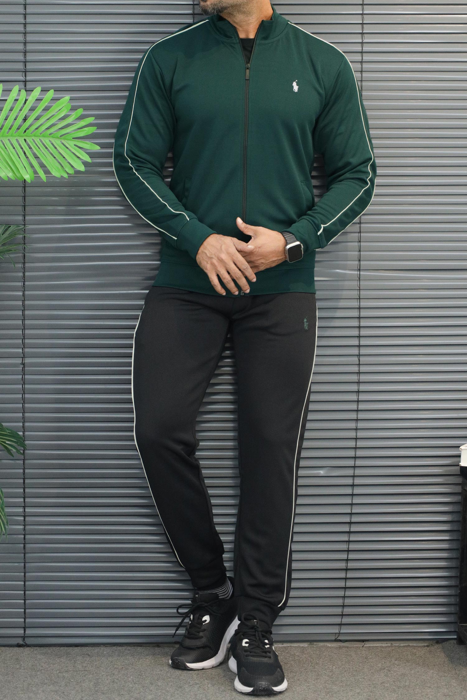 Polo R/L Double-Knit Zipper Men's Co-Ord Set