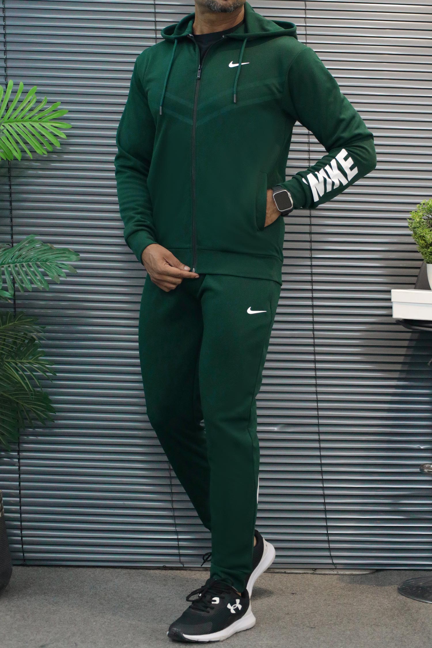 Nke Urban Edge Zipper Hooded Men's Co-Ord Set