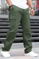 Men's Relax-Fit Knitted Cargo Trouser In Green