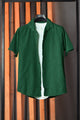Turbo Artistic Touch Comfort Casual Shirt In Green
