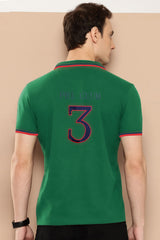 Rph Luren Polo Club 3 Triple Pony Men's Polo Shirt In Parrot Green