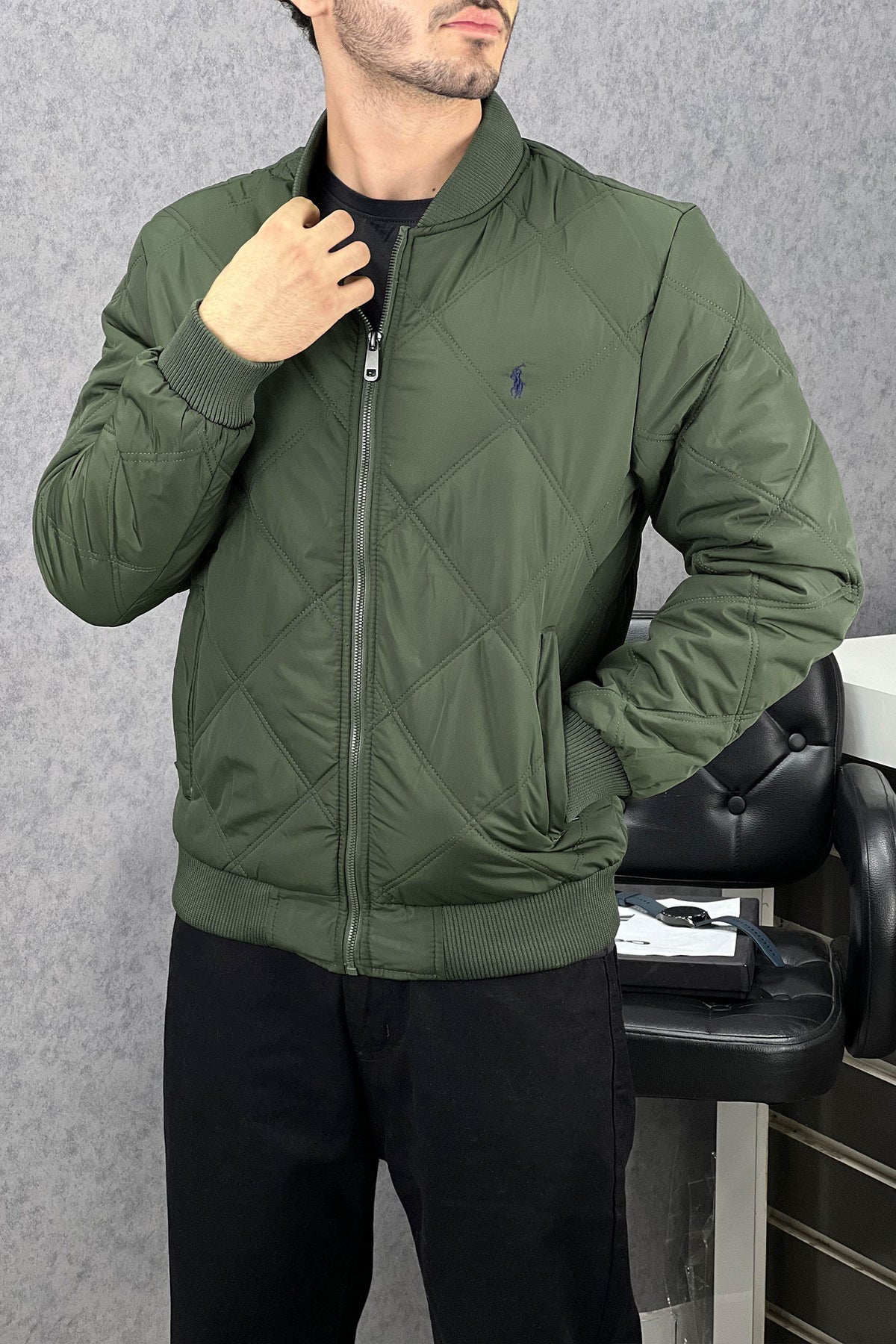 Polo Rph Lren Rib Style Imported Puffer Jacket