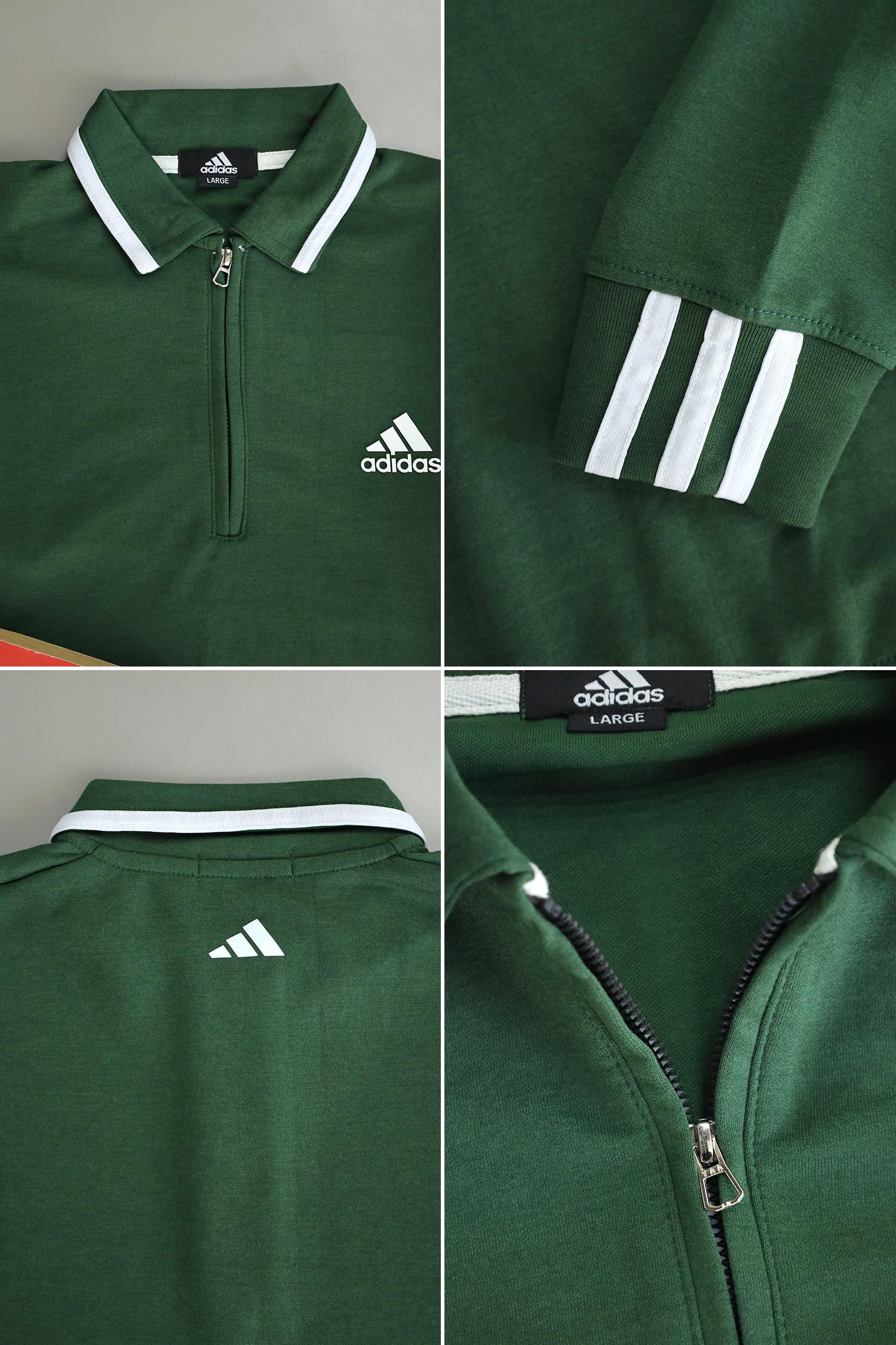 Adds Arm Rib Stripes Imported Men's Sweatshirt
