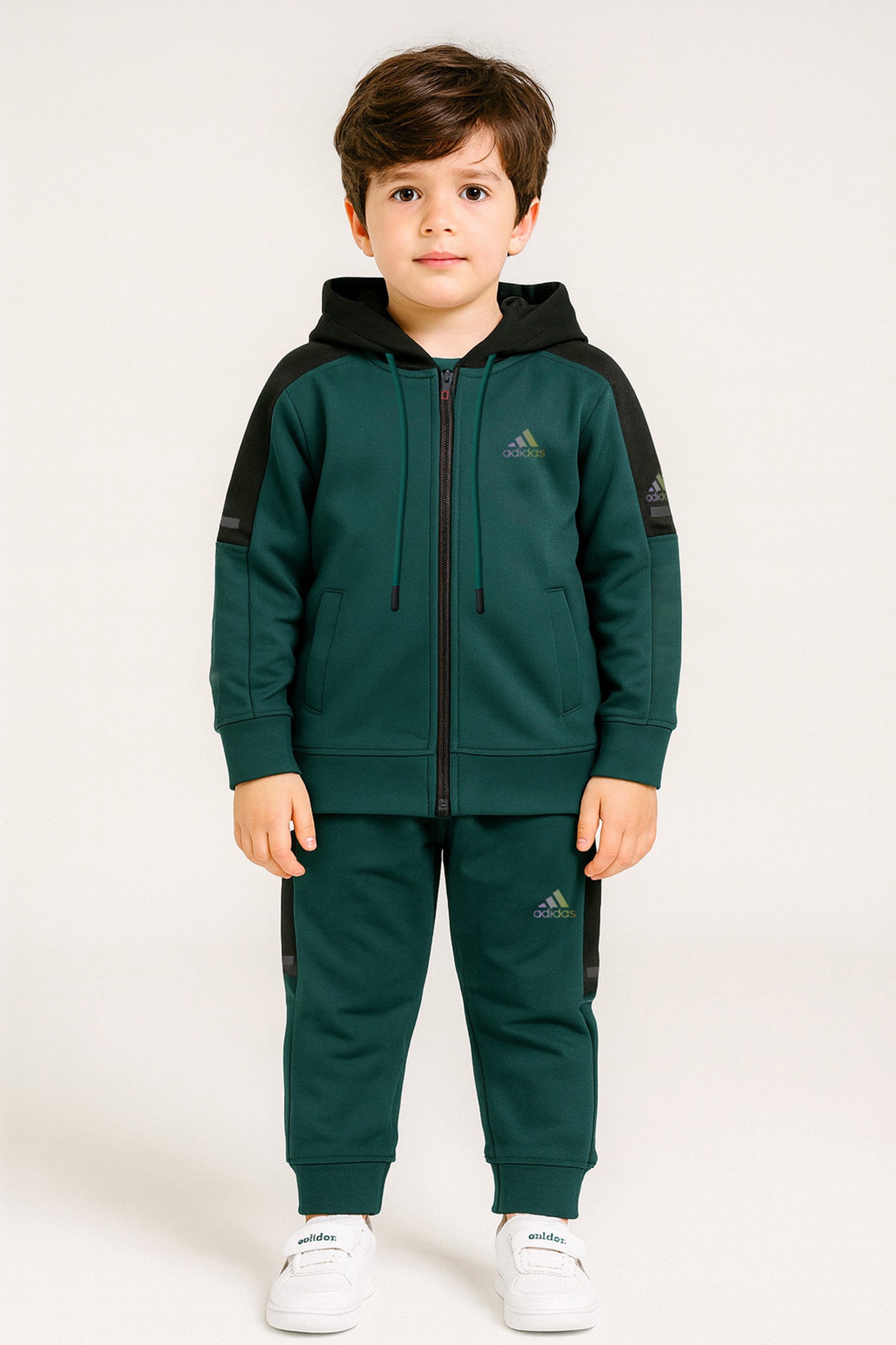 Adds Essential Performance Hooded Unisex Kids Tracksuit